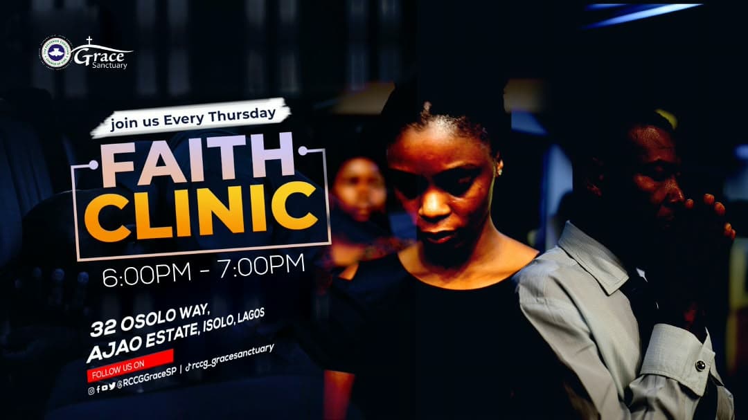 Faith Clinic prayer service at RCCG Grace Sanctuary